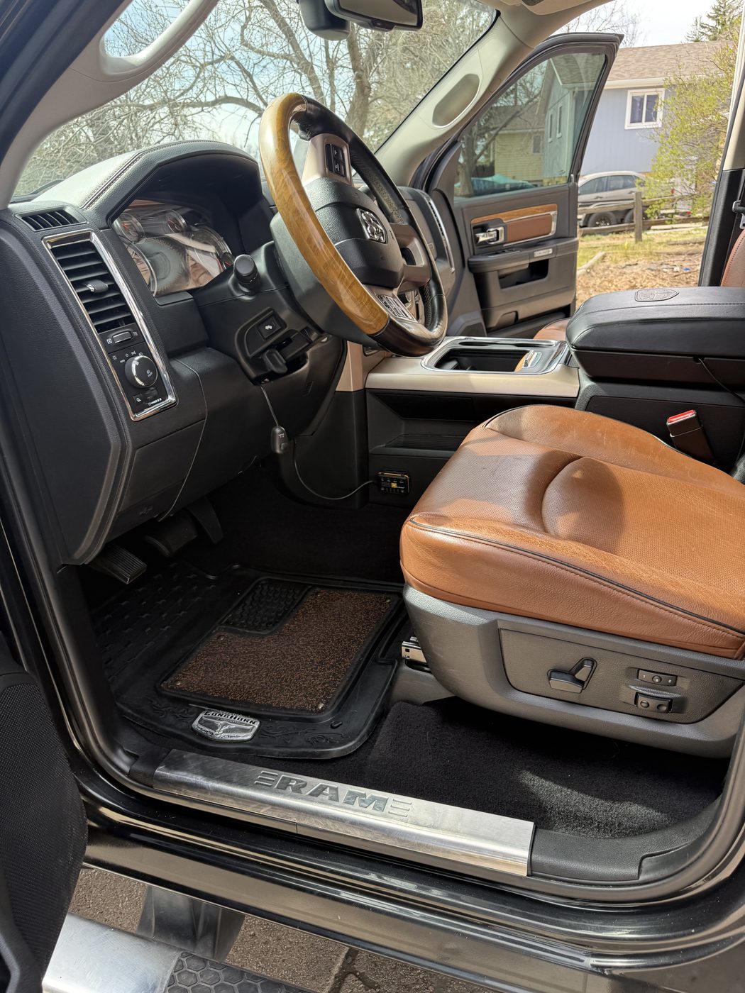 After interior detail RAM Laramie Longhorn