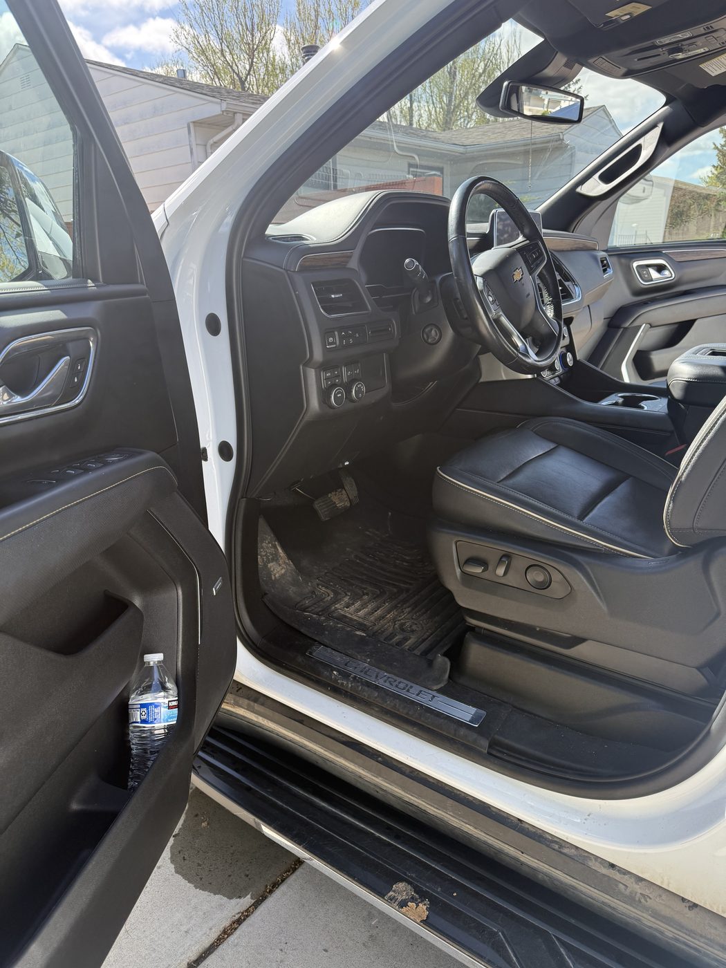 Before interior detail Chevy Tahoe