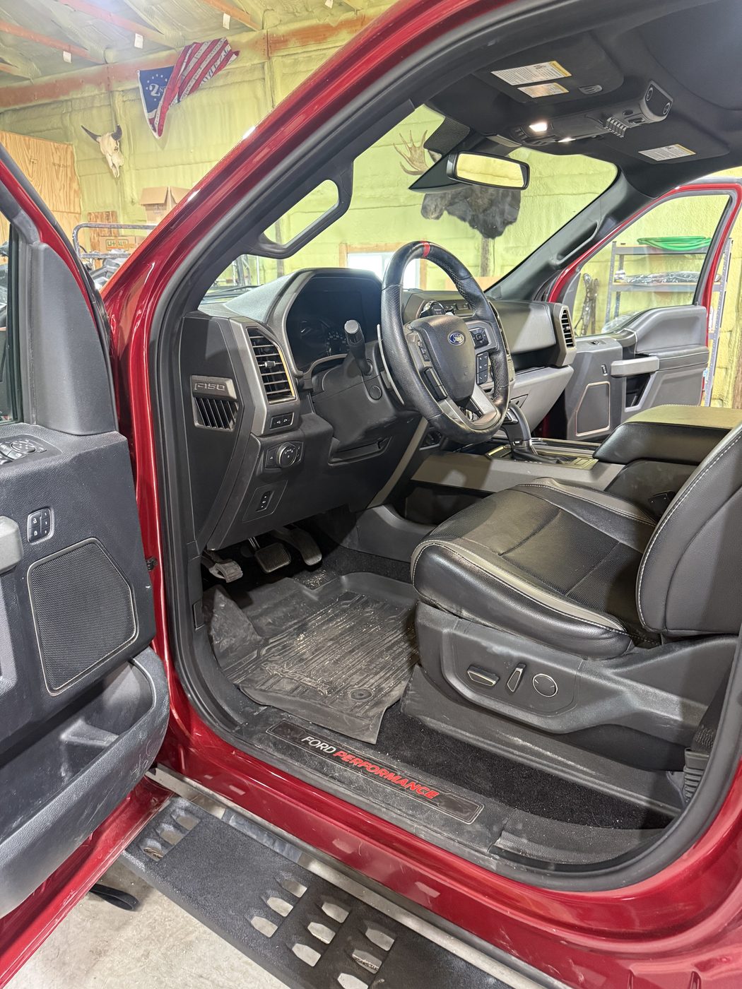 Before interior detail Ford F-150